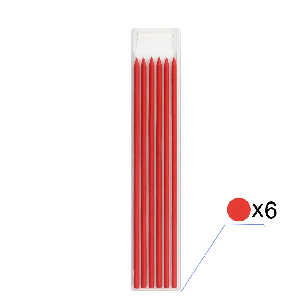 Solid Carpenter Mechanical Pencil For Construction Woodworking Long Head Carpenter Pencil With Sharpener Stationery Supplies