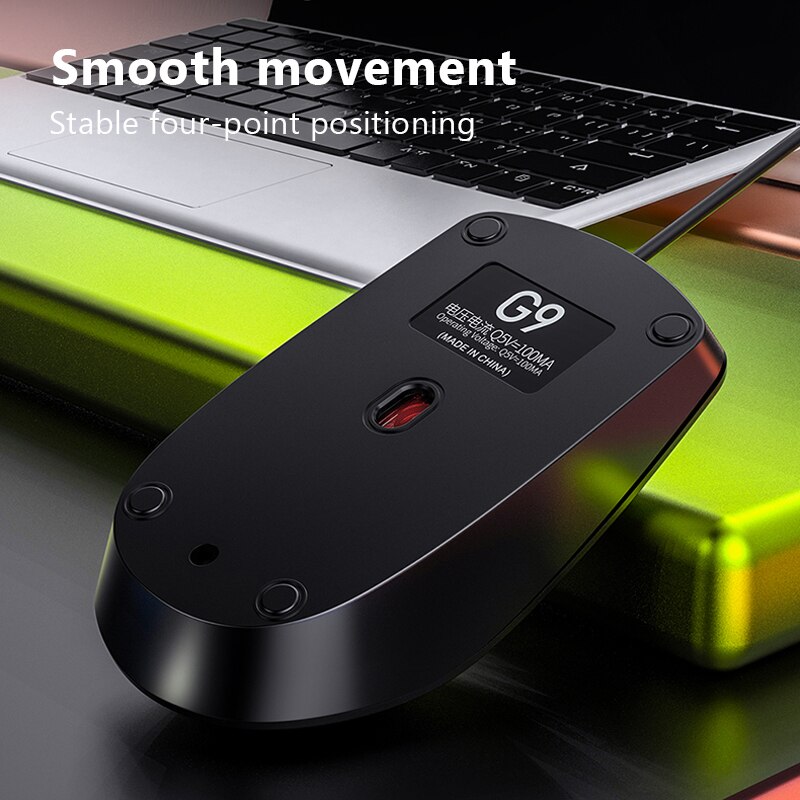 Usb-kabelgebundene gaming-maus, leise, ergonomische mini-maus für macbook, laptop, pc, gamer-computer, magische maus für mädchen