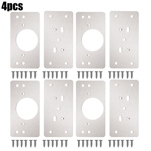 Kitchen Cupboard Door Hinge Repair Plate Cabinet Hinge Repair Kit Side Panels Mount Plates Drawer Window Furniture Accessories: H
