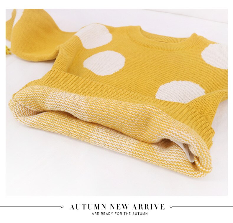 Baby Trui Herfst Baby Jongens Truien Dot Katoen Meisjes Vesten Gebreide Baby Meisjes Truien Winter Peuter Vesten Meisjes Jongen