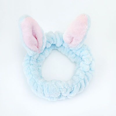 plusieurs styles mignon élastique oreilles de chat bandeaux pour femmes filles maquillage visage lavage bandeau coiffure casque accessoire de cheveux: Orange