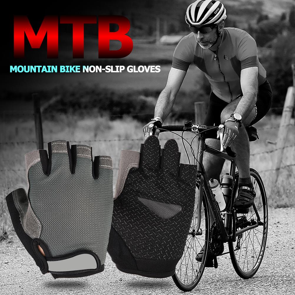 Cycling Gloves Half Finger Anti-slip Bike Bicycle Gloves Breathable for Summer Outdoor Sports Men Women Motorcycle MTB Road Bike