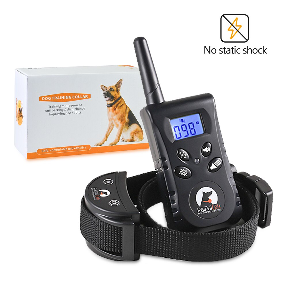 No Shock Dog Training Collar with Remote Rechargeable and Waterproof