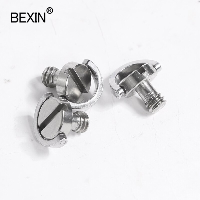 1/4 inch camera schroef d-ring adapter montage schroef snelkoppelingsplaat schroef voor digitale camera statief monopod kop klem