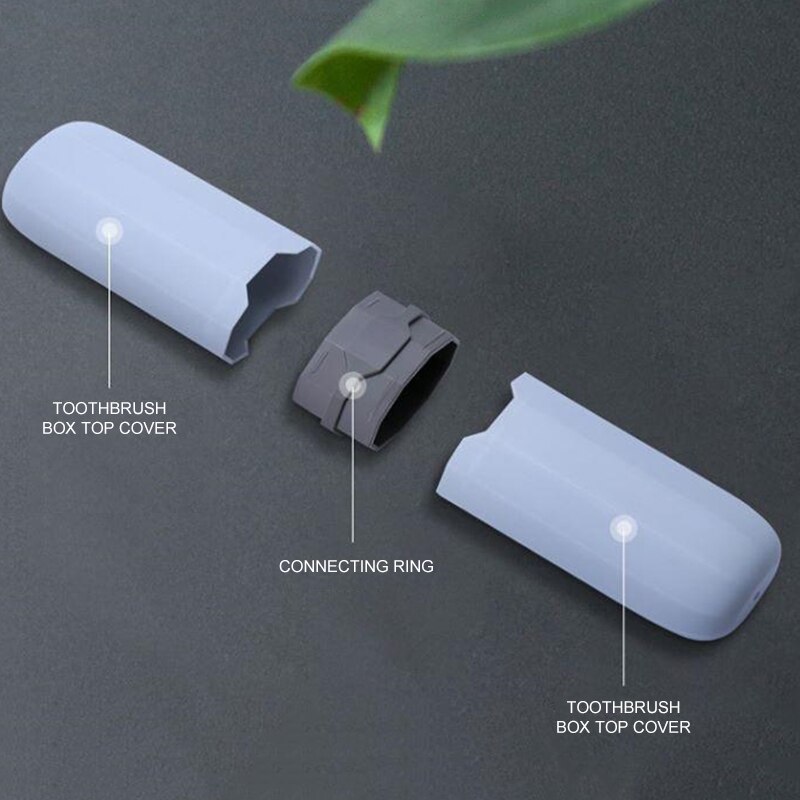 1pc rejse bærbare tandbørster tandpasta opbevaringsboks etui badeværelse tilbehør elektrisk tandbørste etui holder
