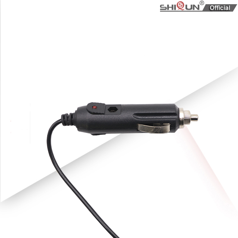 12V DC Auto ladegerät Batterie Eliminator für Quan sheng TG-UV2 plus 10W Walkie Talkie Original TG-UV2 plus Zwei-Wege-Radio Zubehör
