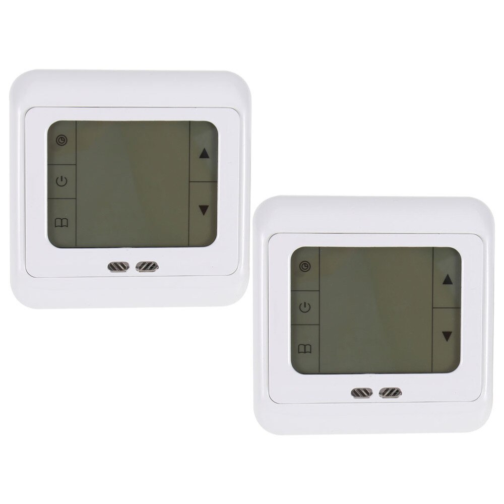2pcs Underfloor Heating Temperature Controller Digital Thermoregulator: Default Title