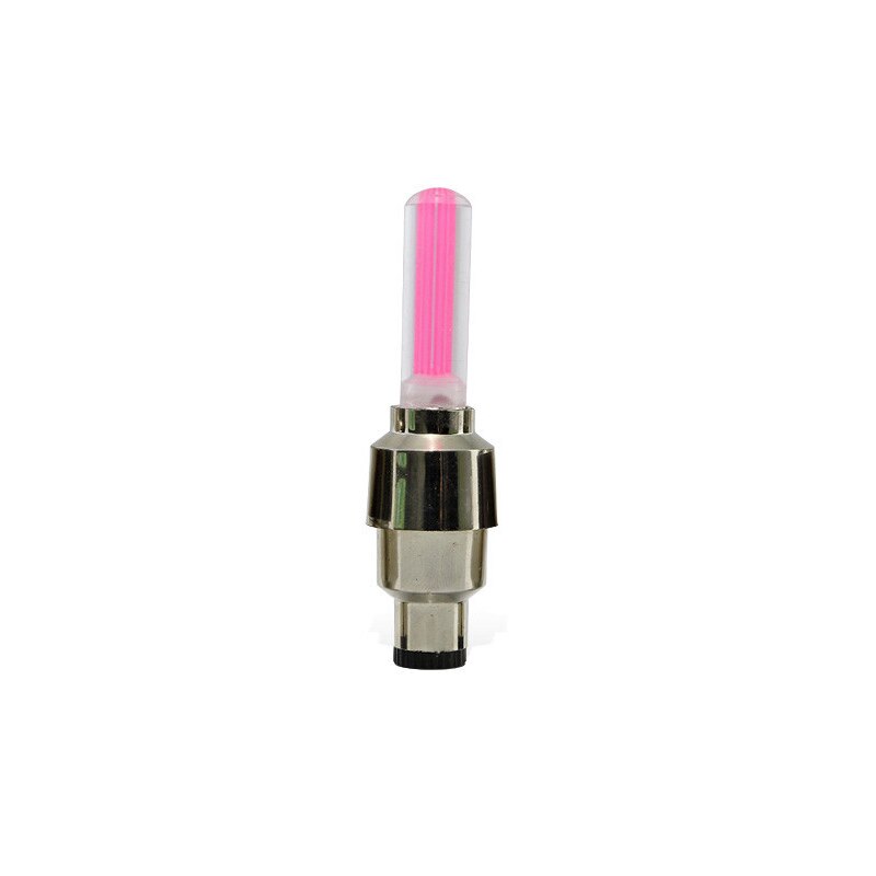 Neon lys dæk hjul ventil hætte lys led flash bil dæk ventil hætter luft cover dæk fælg ventil hjul spindel hætte cykel lys: Farve 1