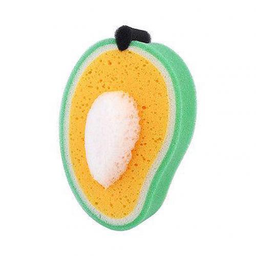 Fruit Shape Strong Water Absorbent Sponge Cleaning Pan Dish Cloth Washing Towel: Green