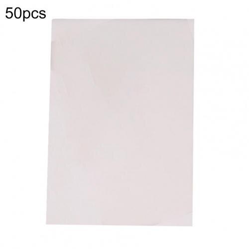 50pcs Translucent Tracing Paper for Calligraphy Craft Writing Copying Drawing Architecture Sketching Paper Office Supplies: Default Title