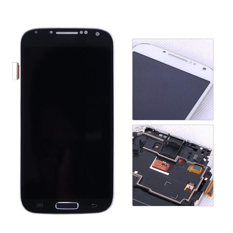 Full LCD Display For Samsung Galaxy S4 I9500 I9505 I337 LCD Touch Screen with Digitizer Assembly with Frame
