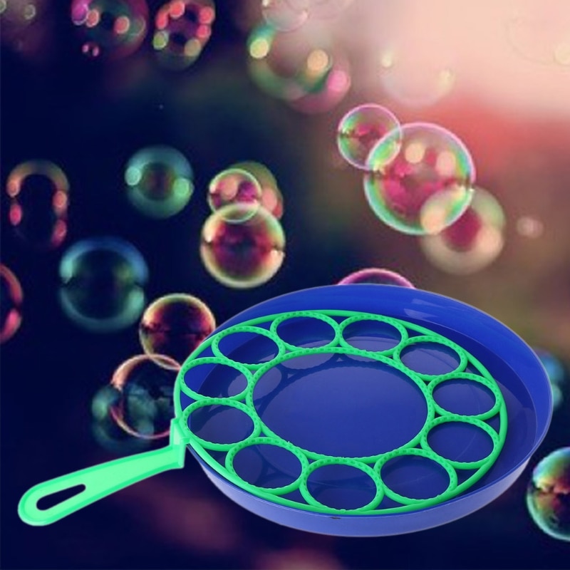 Bubble Dish Big Bubble Tool Soap Baby Shower Bubble Maker Blower Set Children&#39;s Outdoor Toy