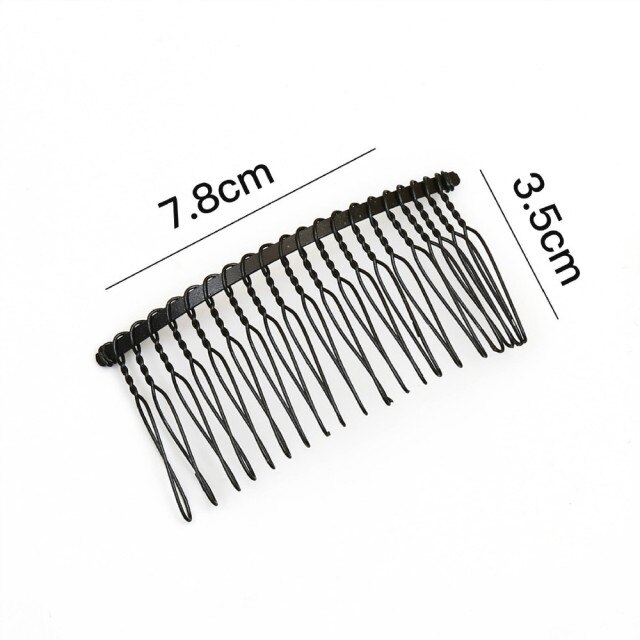 Mode Duurzaam U Vorm Hair Afwerking Fixer Kam Extra Hold Baby Haren Vrouwen En Meisjes Kapsel Haar Accessoires: C