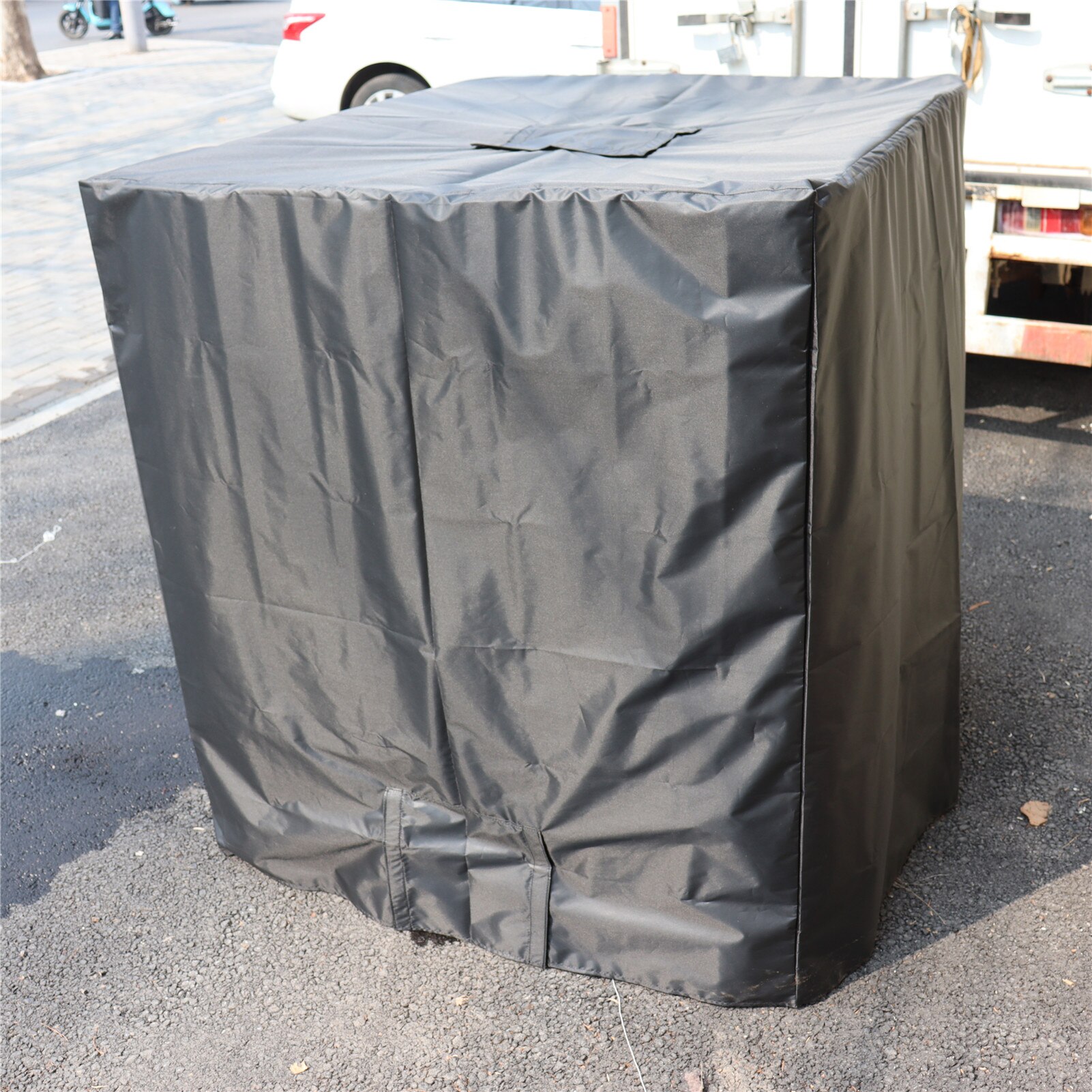 Outdoor Tuin Waterdichte Cover Grote Volume Ibc Regen Water Tank Container Ton Vat Zon Beschermende Folie Dust Covers Kap