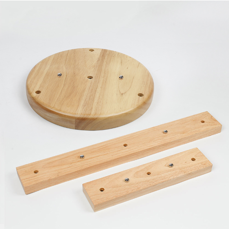 Base de lámpara de estilo conciso, placa de techo moderna, soporte de techo de madera e27, accesorios de iluminación DIY