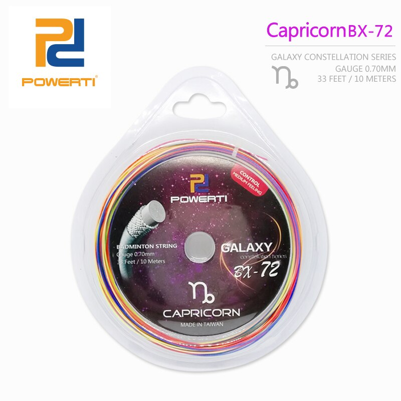 5PCS-0.70mm Badminton Racket String Rainbow Badminton Accessories Stringing Machine 12M-BX72 POWERTI