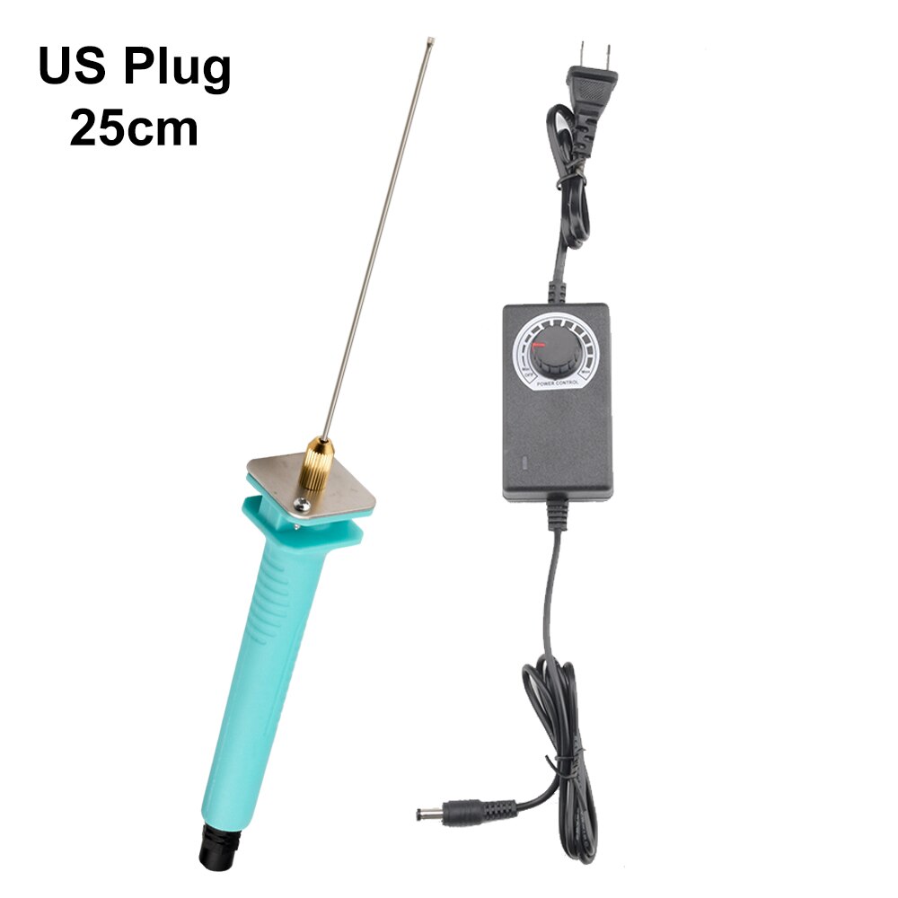 Adjustable Temperature Foam Cutter Pen 110V-240V Electric Foam Polystyrene Cutting Machine Portable Styrofoam Cutter DIY Cutting: US plug 25cm