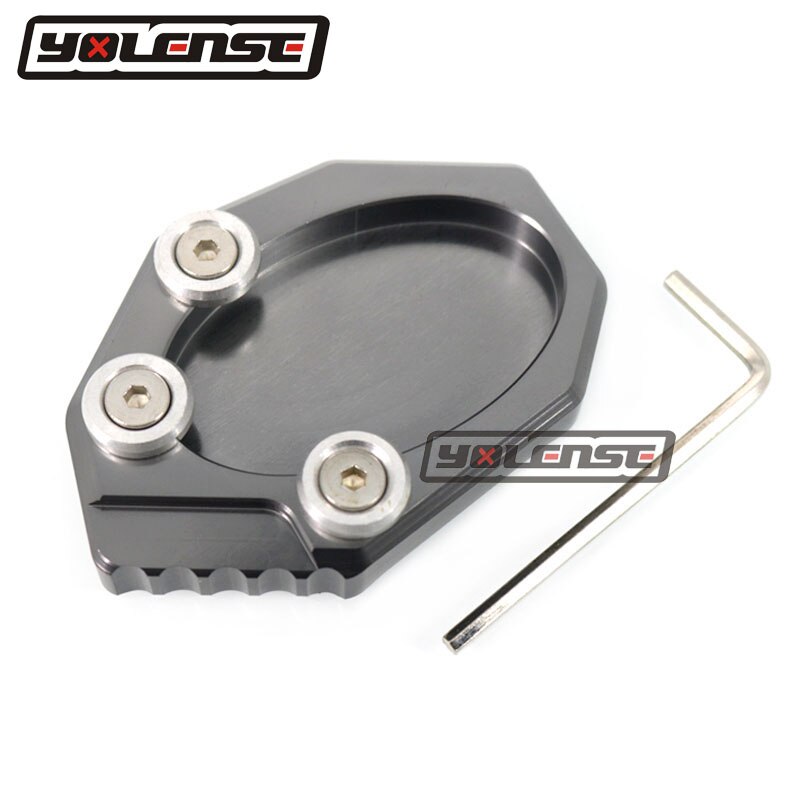 Voor KAWASAKI Versys 650 Versys650 KLX250 KLX 250 Motorfiets Kickstand Voet Side Stand Extension Ondersteuning Plaat Pad