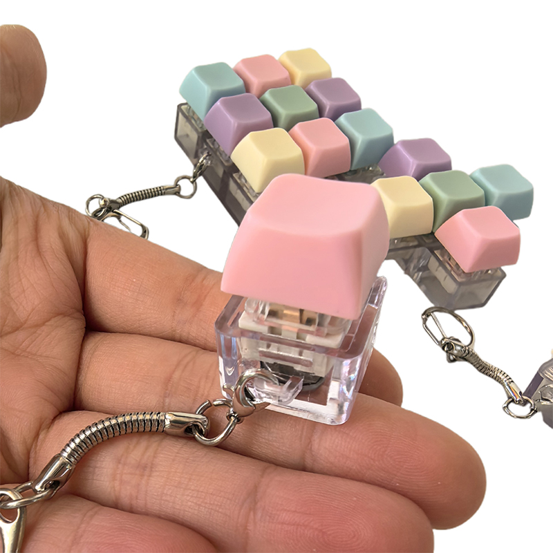 Finger Tastatur Kappen Spielzeug 1/4/5/9 Tasten Mechanische Tastatur Achse Tester Geschmack Keycap Schlüsselbund Tastatur Schlüsselbund Spielzeug