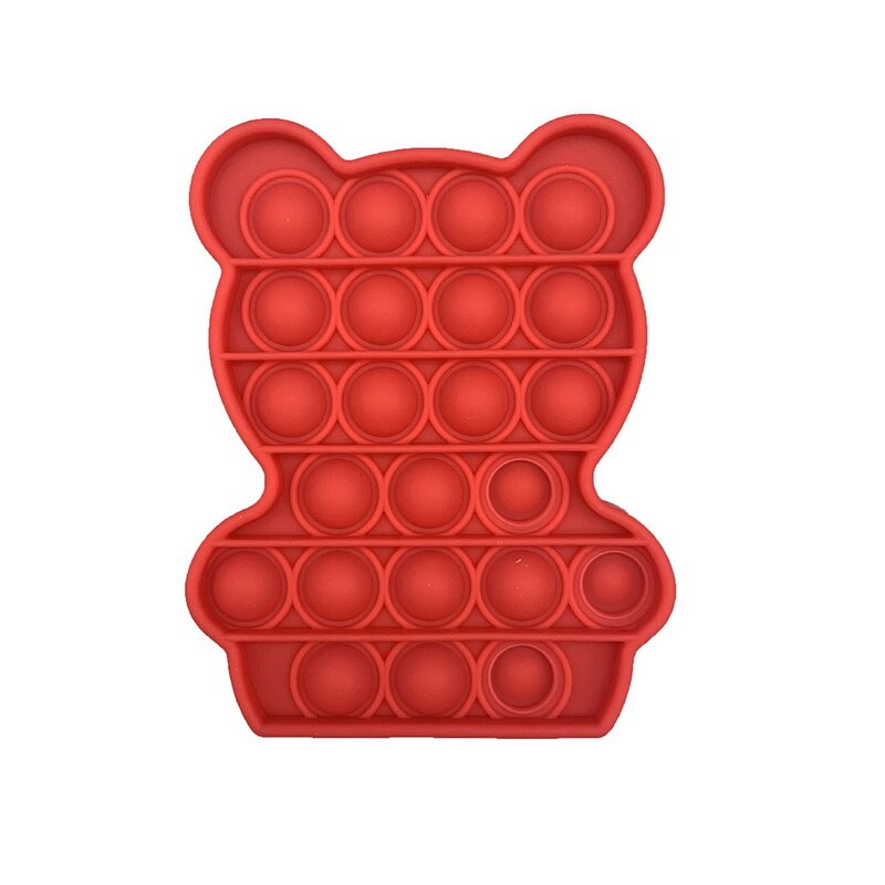 Nowe Push Bubble Fidget zabawki antystresowe dla dorosłych dzieci jednorożec królik Pop Fidget zabawka sensoryczna autyzm specjalne potrzeby Stress Reliever: 7