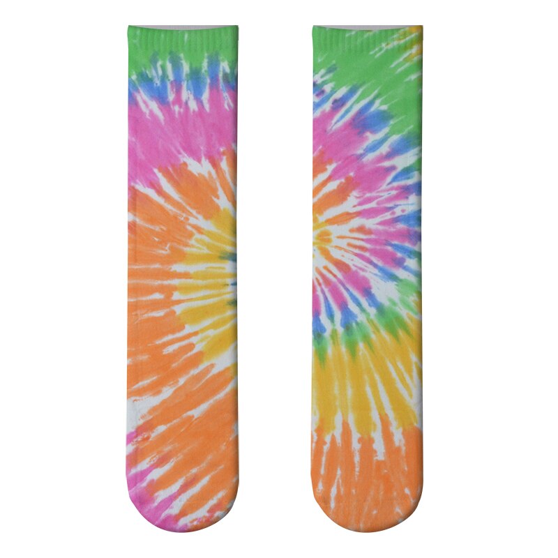 Kleurrijke katoenen sokken lange buis vrolijke herensokken nieuwigheid skateboard crew casual gekke sokken feestsokken: Stijl 7