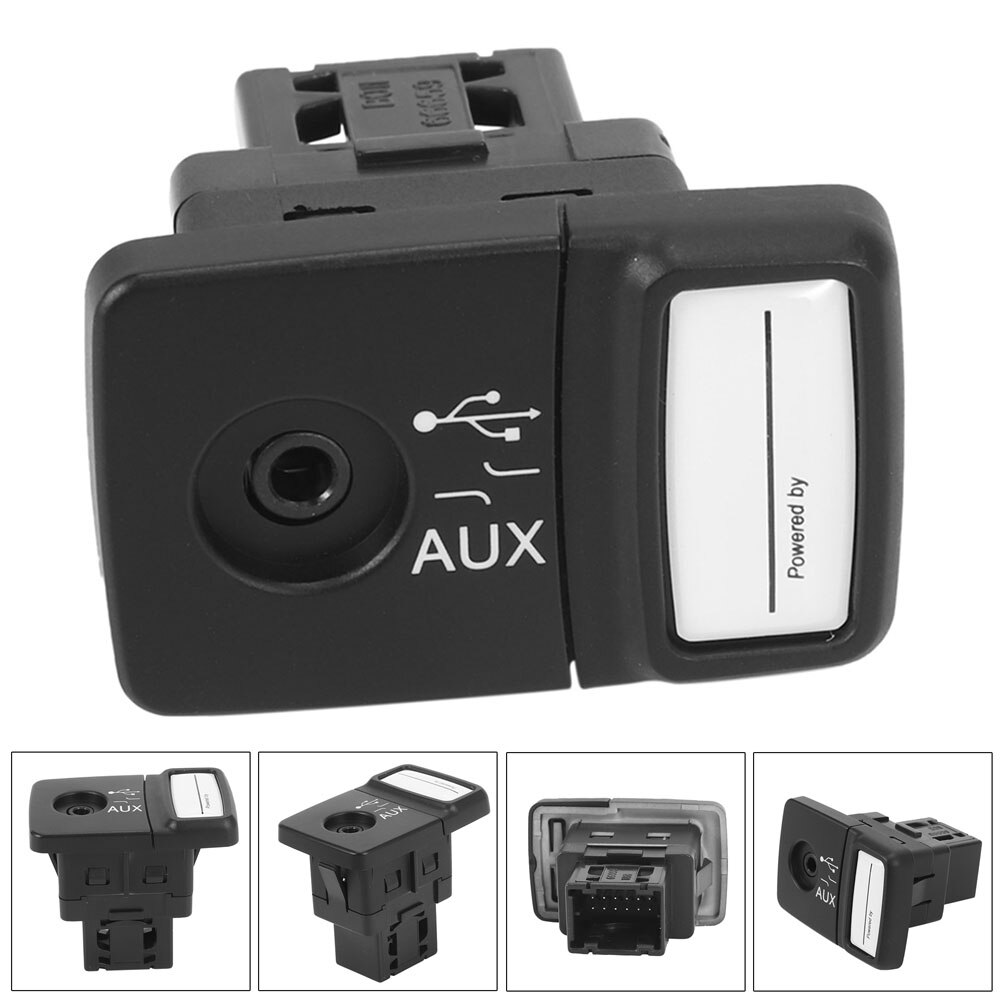 735547937 Geschikt Voor Fiat Pondo 500 Auto Aux Extra Socket Aux Audio Interface Usb/Aux Poort Module Voor 500 Abarth -