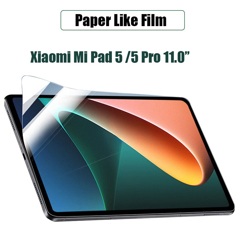 Dla Xiaomi Mi Pad 5 Pro 11.5 Case Ultra cienka magnetyczna inteligentna obudowa dla MiPad 5 Pro 2021 Tablet 11 Cal mipad5 z funkcją automatycznego budzenia: Paper Like Film / Mi Pad 5 Pro