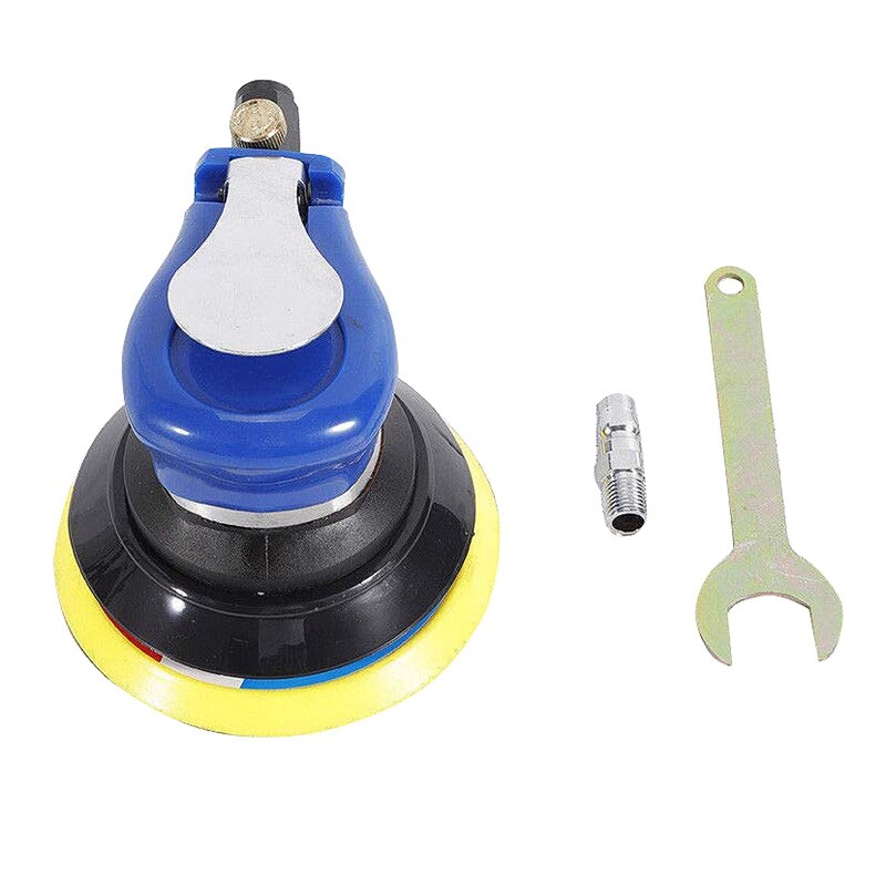 12Cfm 5 Inch Air Palm Orbital Sander Ran Hand Sanding Pneumatic Round