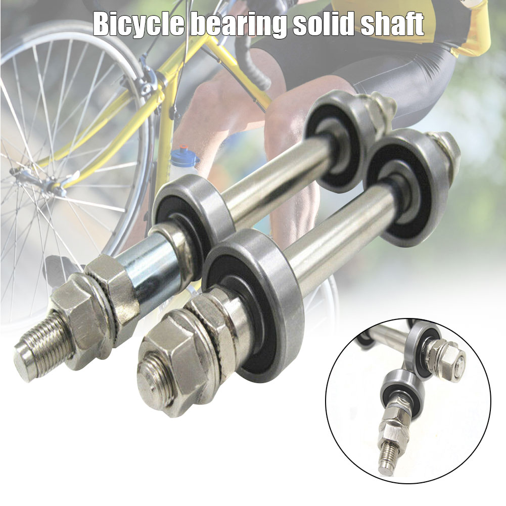 Bearing Bike Wheel Hub Axle Solid Shaft Lever Bicycle Repair Tool EDF88