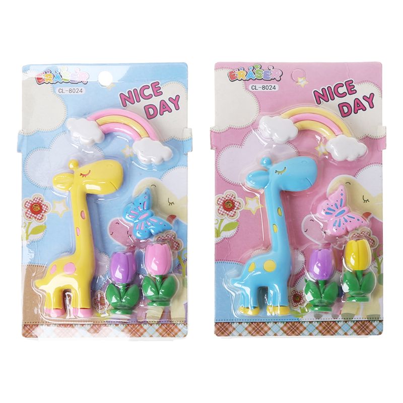 6 teile/satz Kawaii Keks Milch Gummi Bleistift Radiergummi freundlicher Schüler Schule Schreibwaren G92E