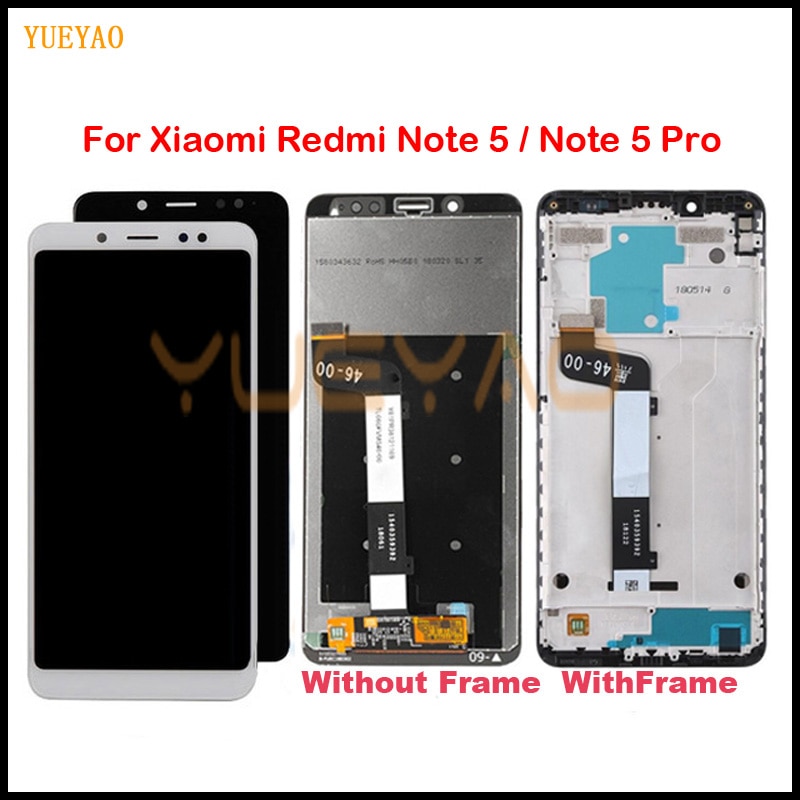 Nuovo Per Xiaomi Redmi Nota 5 Pro Display LCD Pannello Dello Schermo di Tocco di Prova Buona Digitizer Assembly di Ricambio Per Xiaomi Redmi nota 5