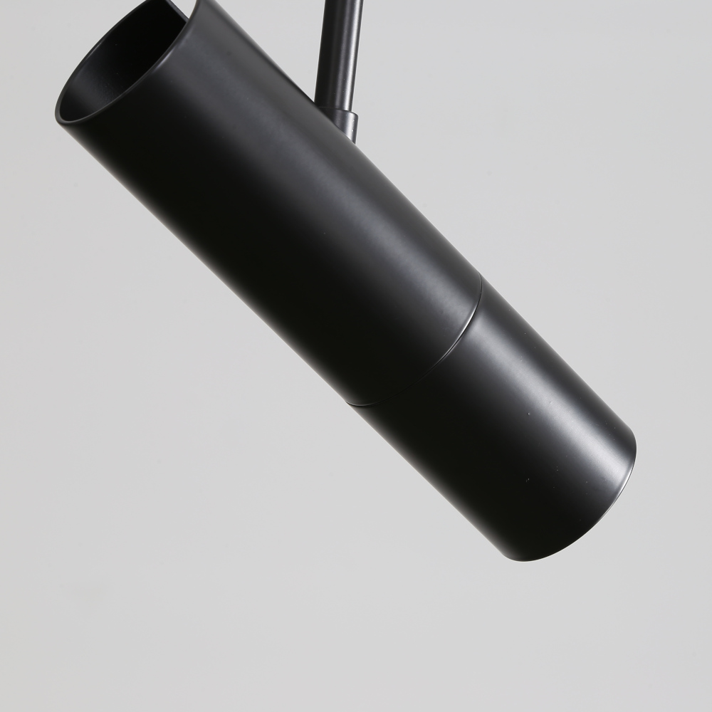 Nordische moderne schwarze Kronleuchter führte prägnante Pendel leuchte für Schlafzimmer Nachttisch Lesebar Kaffee Hängelampe einstellbarer Winkel