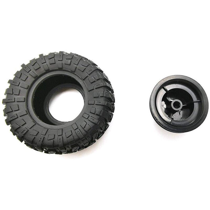 4 Pcs RC Car Tires Wheels Rims Set for MN D90 D91 RC Car Spare Parts Crawler Car Assembled Tyre for Truck Parts &amp; Accessories