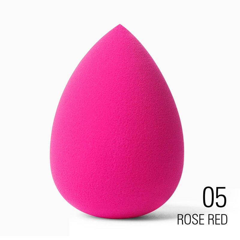 SACE LADY Sponge Makeup Water Foundation Blender Cosmetic Puff Face Powder Smooth Make Up Cosmetics Sponge Tools: 05 Rose Red