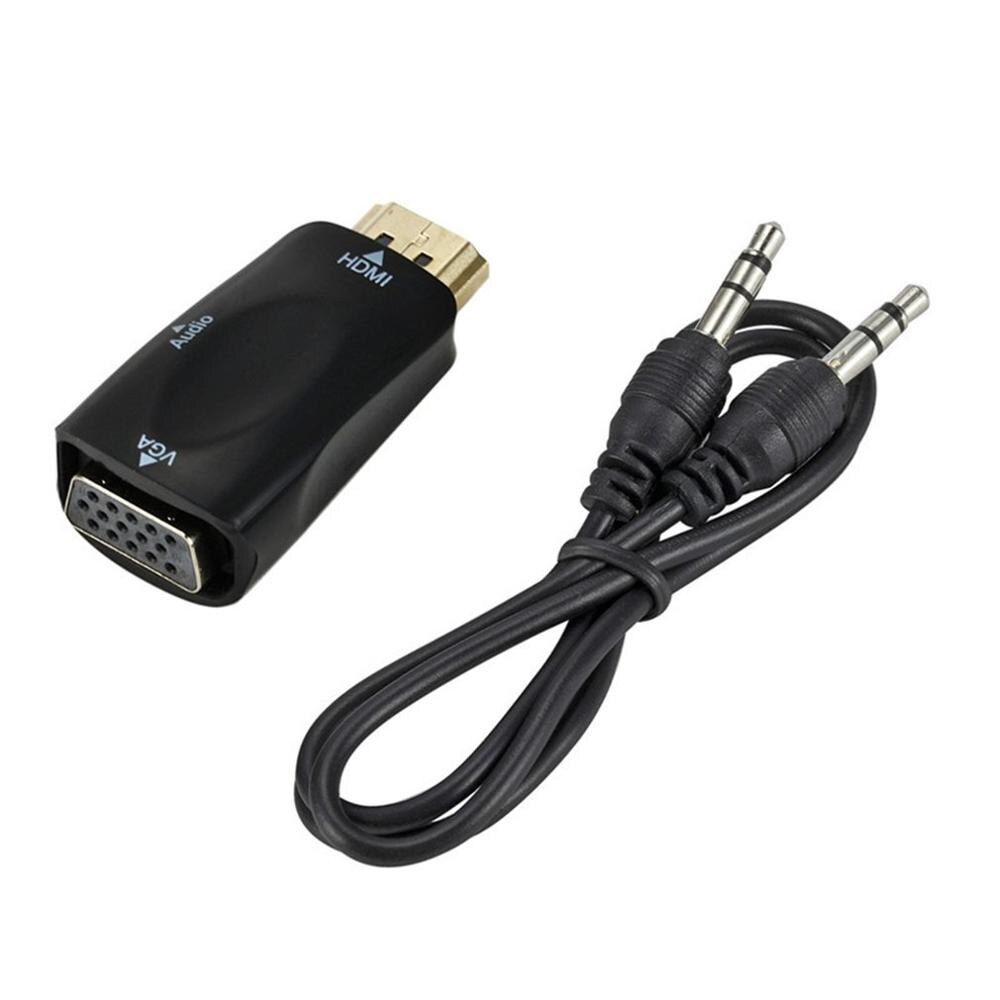 Hdmi naar vga-adapter hdmi revolution powered by hdmi voor pc, laptop, dvd  ps3, xbo 360 en ander high-definition apparaat met vga-monitor