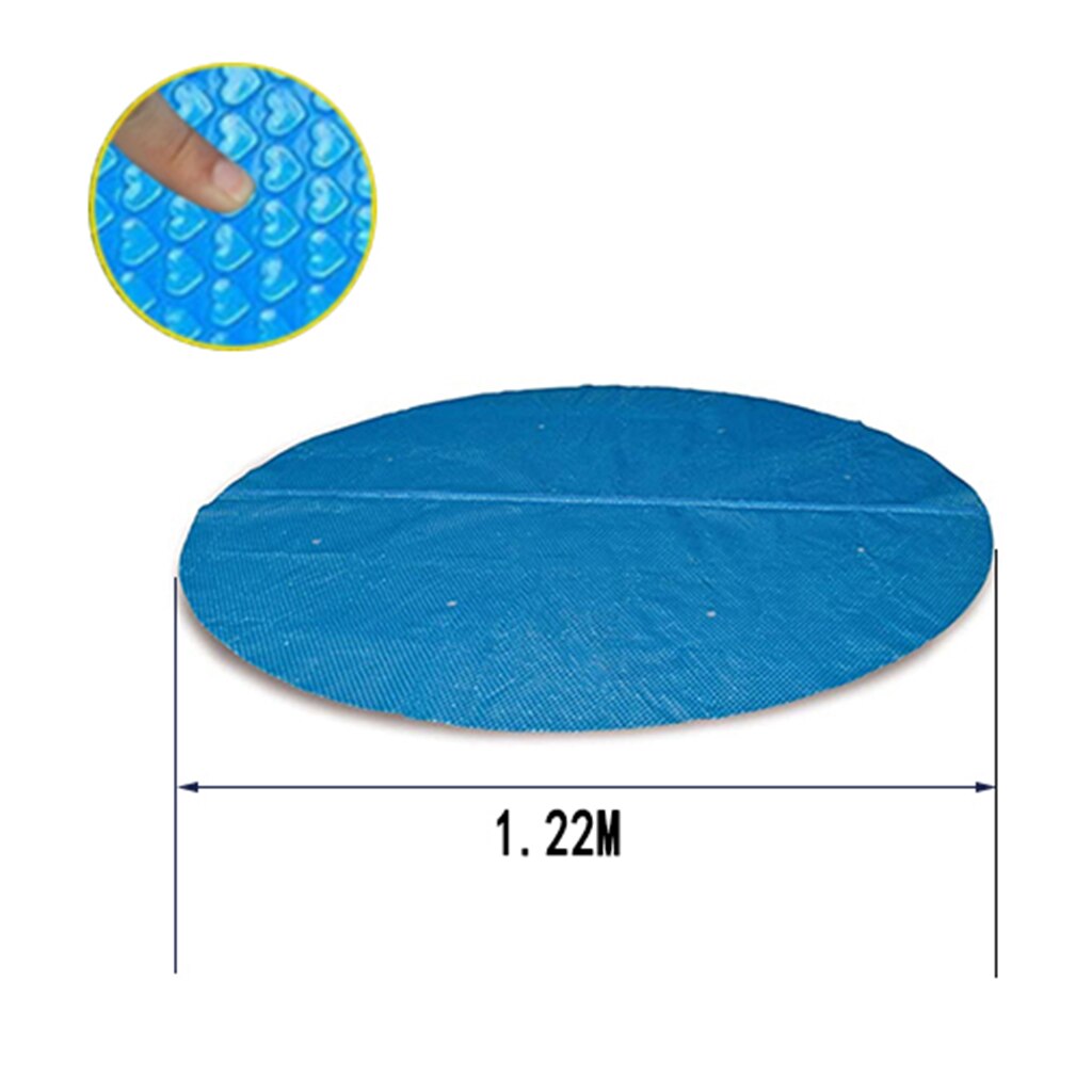 Solar Pool 4/5/6FT Round Inflatable Set Swimming Paddling Pool , PE Cover