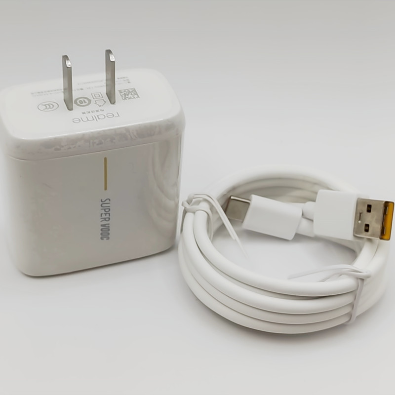 65w realme supervooc carregador rápido ue/eua super vooc 2.0 adaptador 6.5a tipo cabo c para r17 r11 encontrar x2/x2 pro/reno6/ace 2 x20: US Plug x 2m Cable