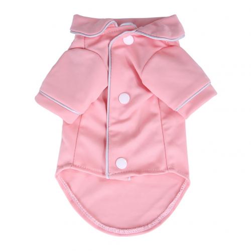 Huisdier Kleine Hond Kat Chihuahua Pyjama Nachtkleding Trui Warme Nacht Kleding Outfit Ondersteuning: Roze / S