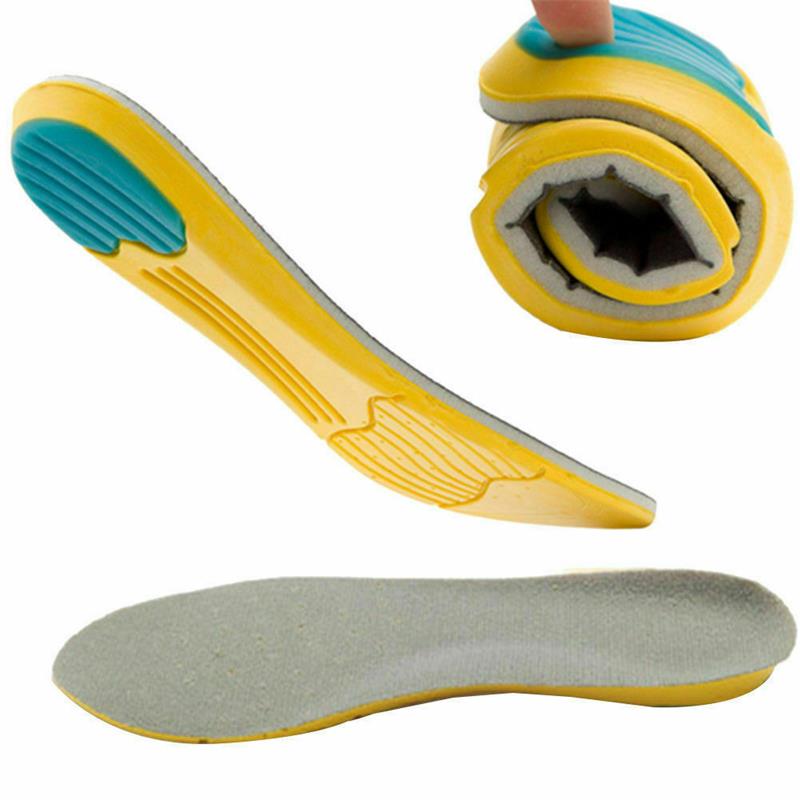 Plantillas de espuma viscoelástica para el cuidado de los pies, cómodas plantillas deportivas de alta elasticidad, desodorante que absorbe el sudor, insertos y cojines