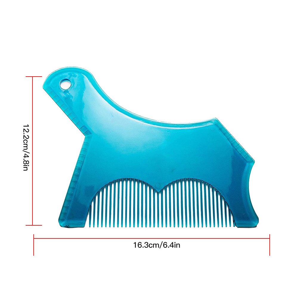Beard Shaping Styling Tool Beard Stencil Guide Template Comb for Men Style Lightweight Beard Hair Line Up Edging Tool