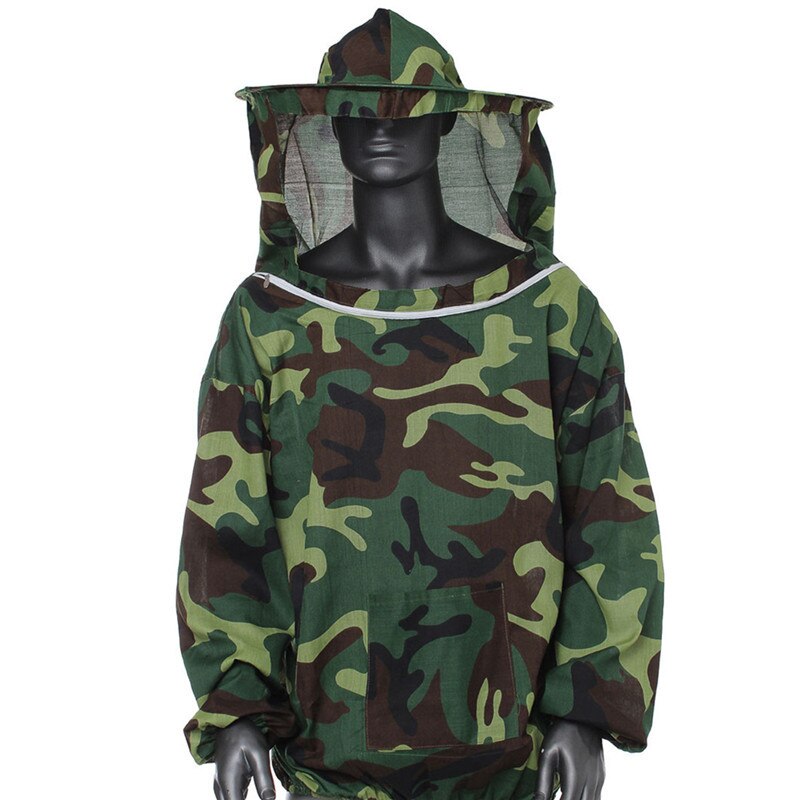 Camouflage clothing bee coat hat one-piece camouflage clothing bee protective clothing bee suit jacket beekeeping supplies