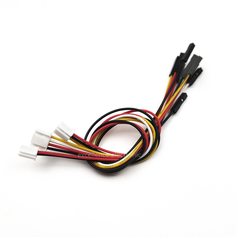 5 peças pa 2.0mm pap para dupont fio fêmea 2/3/4/5/6/7/8/9/10p pa2.0 26awg 20cm conector de caixa de cabo PAP-04V-S PAP-05V-S