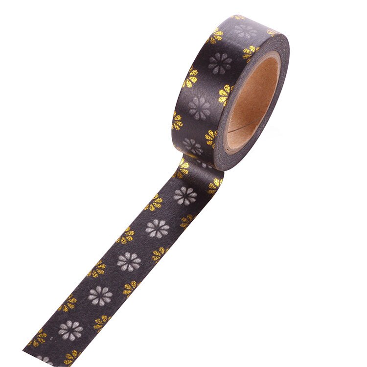 10 m Goudfolie Washi Tape Scrapbooking Kerst Decoratieve Afplakband: 1