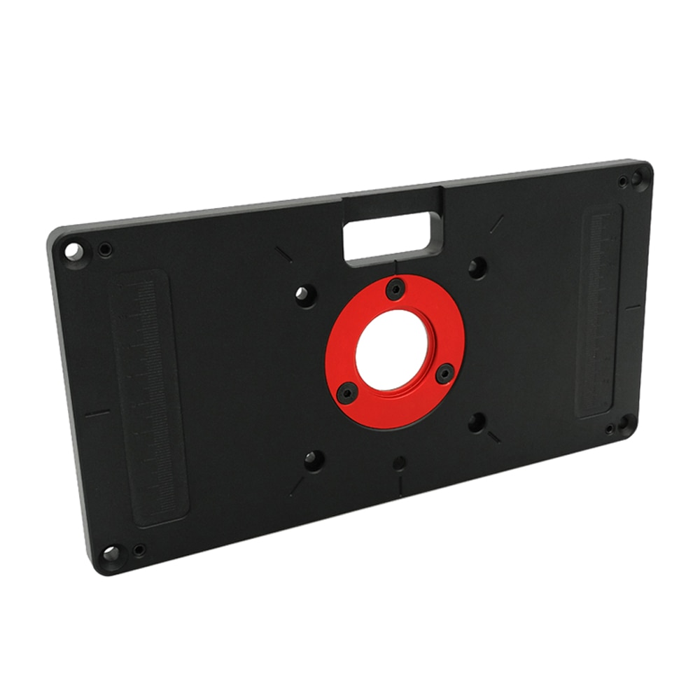 Woodworking Trimming Machine Flip Board with Scale Universal Bakelite Milling Flip Aluminum Alloy DIY Auxiliary Tool