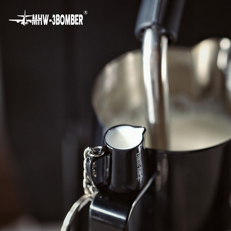 Brelok robić kawy Latte Puchar różowy młotek bez dna uchwyt ekskluzywny mały wisiorek