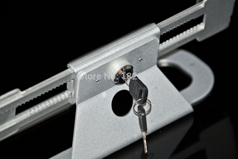 L102 Aluminum Alloy Anti Theft Laptop Display Stand With Security Lock and Key 13-19 inch Laptop Holder Bracket Tablet PC Holder