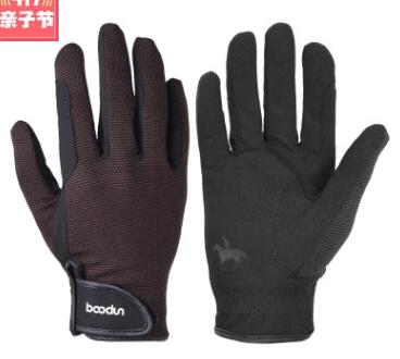Professionele Paardrijden Handschoenen Paardensport Paardrijden Handschoenen Mannen Vrouwen Unisex Honkbal Softbal Sport Handschoenen: L / Bruin