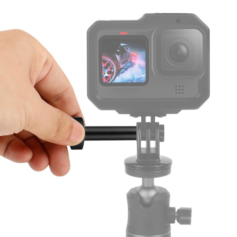 Alu mi num regulowany długi kciuk gałka nakrętka śruby M5 dla GoPro Hero 9 8 7 6 Max Sjcam Mi 4K dla Osmo Action Camera nurkowanie akcesoria