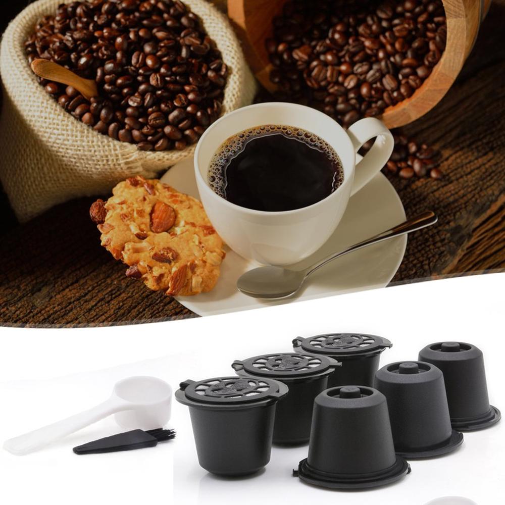 Reusable Coffee Pods Small Reusable FilLED Coffee Capsule Cup Coffee Filter Repeatable Recycling Coffee Cap