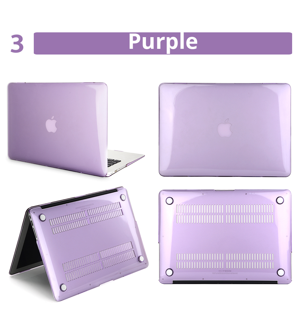 Etui na laptopa Apple Macbook 13 13,6 cala do M1 Chip Pro 13 A2338 Air 13 A2337 A2179 2022 M2 Air 13,6 Crystal Protective Cover: > 17" / Wino czerwone